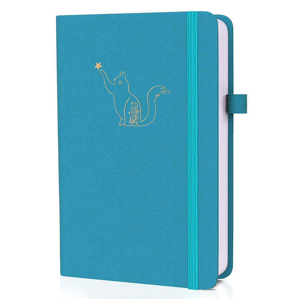 A5 Cats In Cosmo Luxury Dot Grid Journal