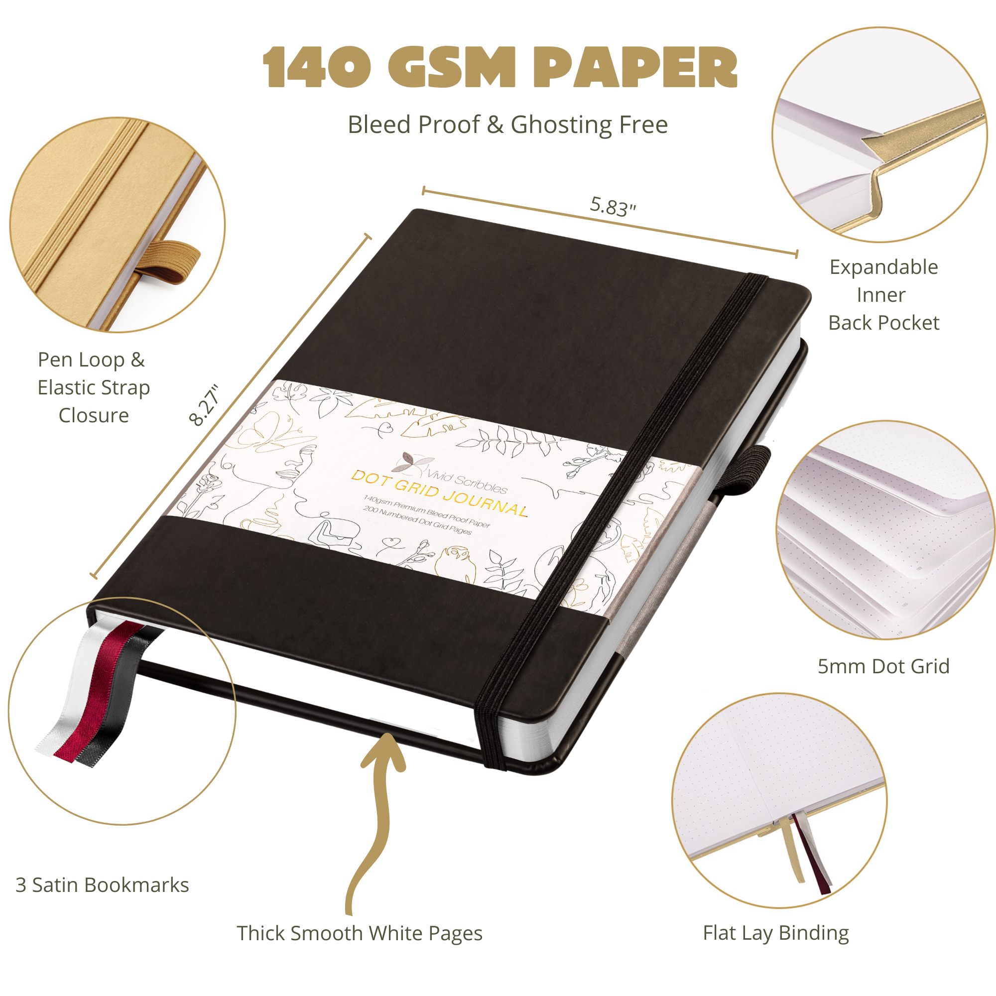 Notebook Classic | A5 | Marine | Dotted