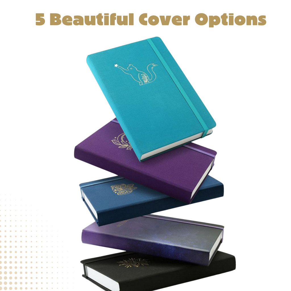 A5 Midnight Star Luxury Dot Grid Journal