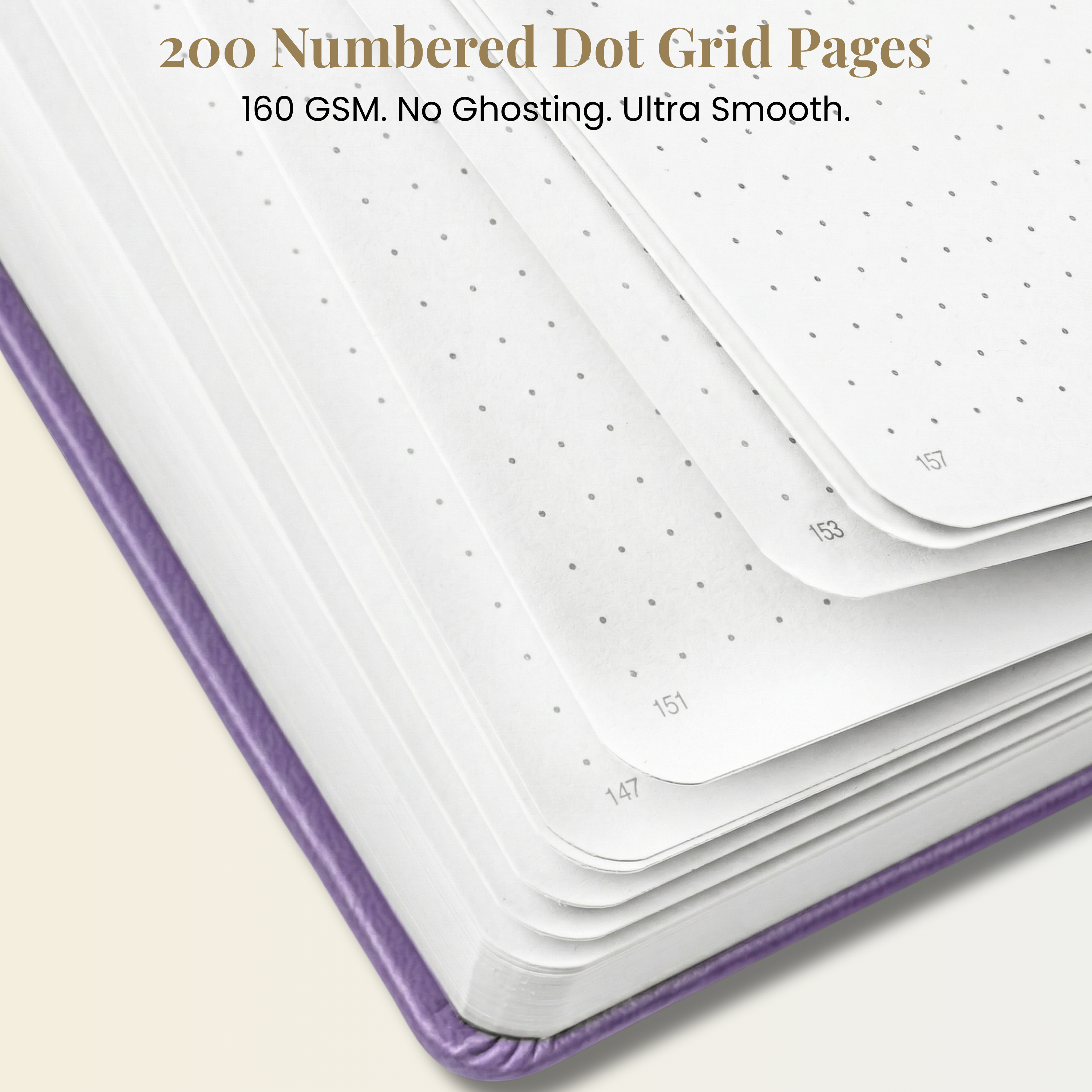 Floral Garden Embossed A5 Dot Grid Notebook
