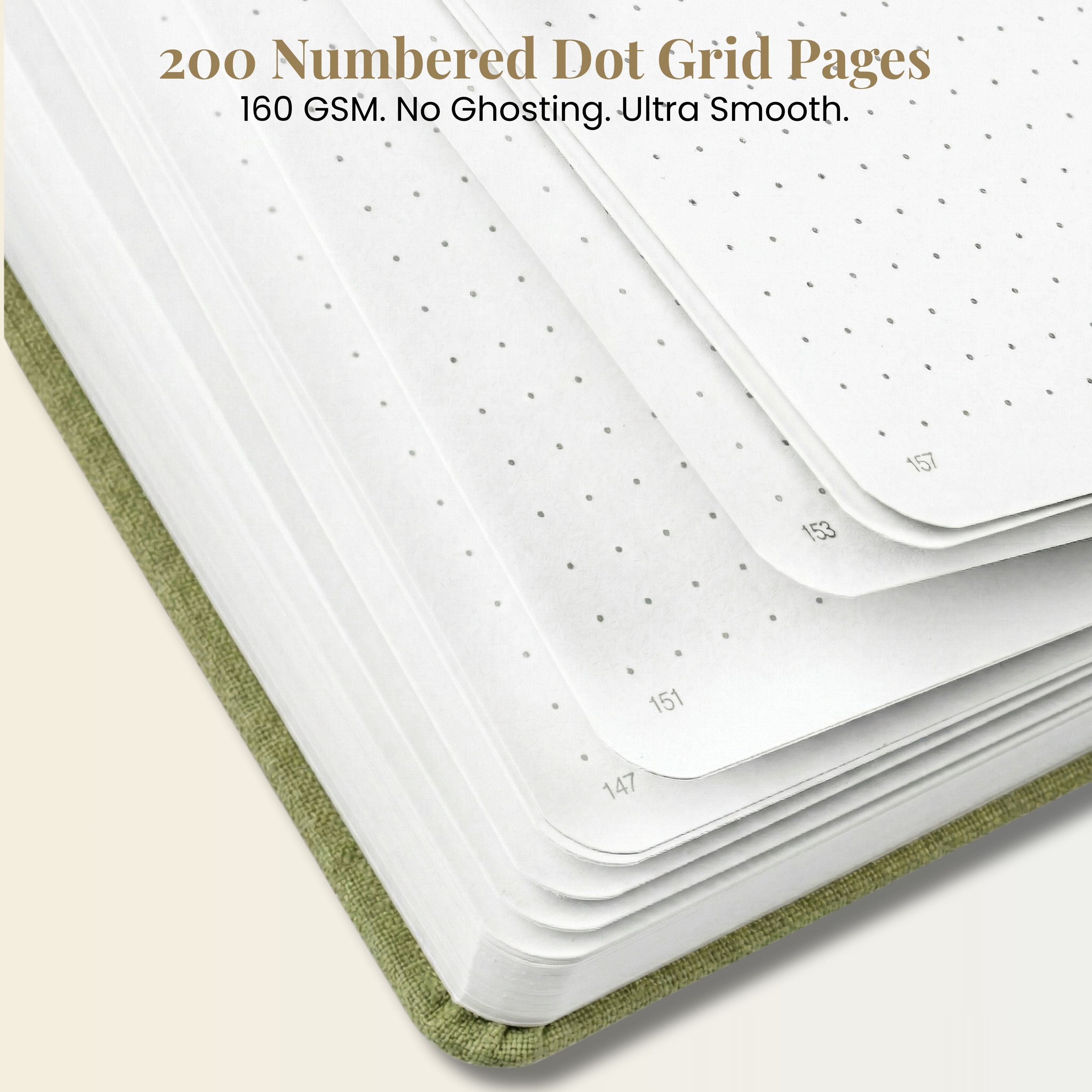 Botanical Sprig A5 Dot Grid Journal