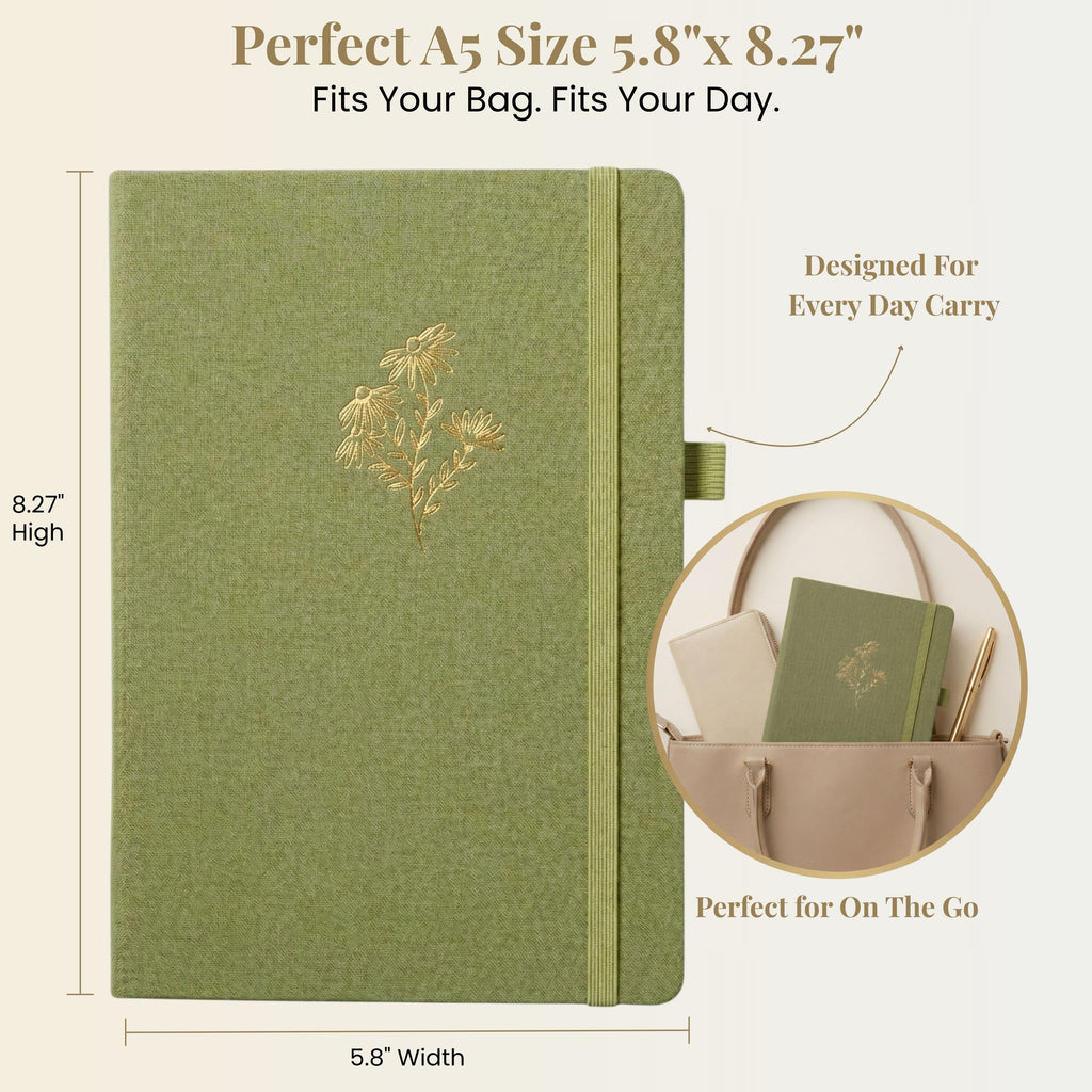 Botanical Sprig A5 Lined Journal