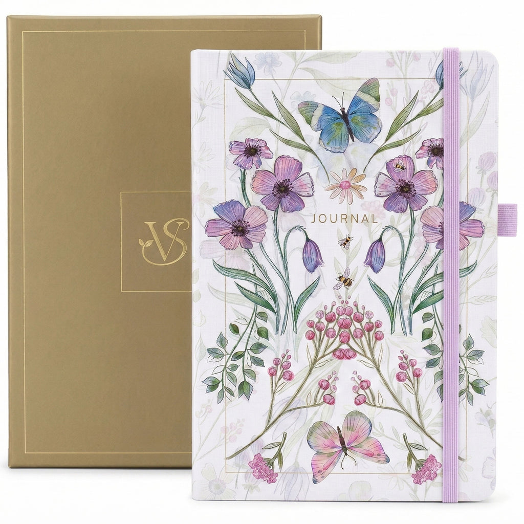 Wildflower Meadow A5 Dot Grid Notebook